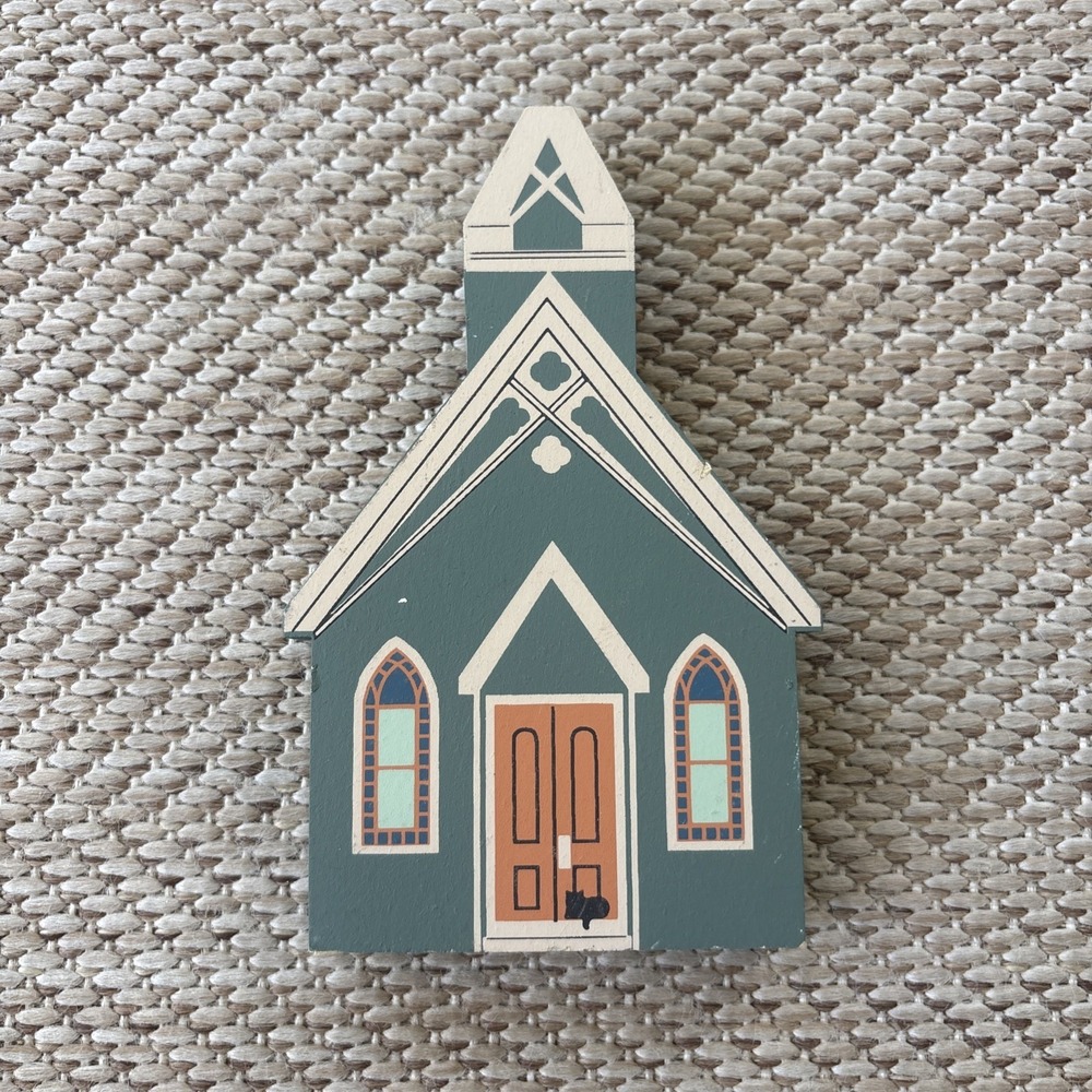 1991 The Cat's Meow Series IX All Saints Chapel Signed Faline '91